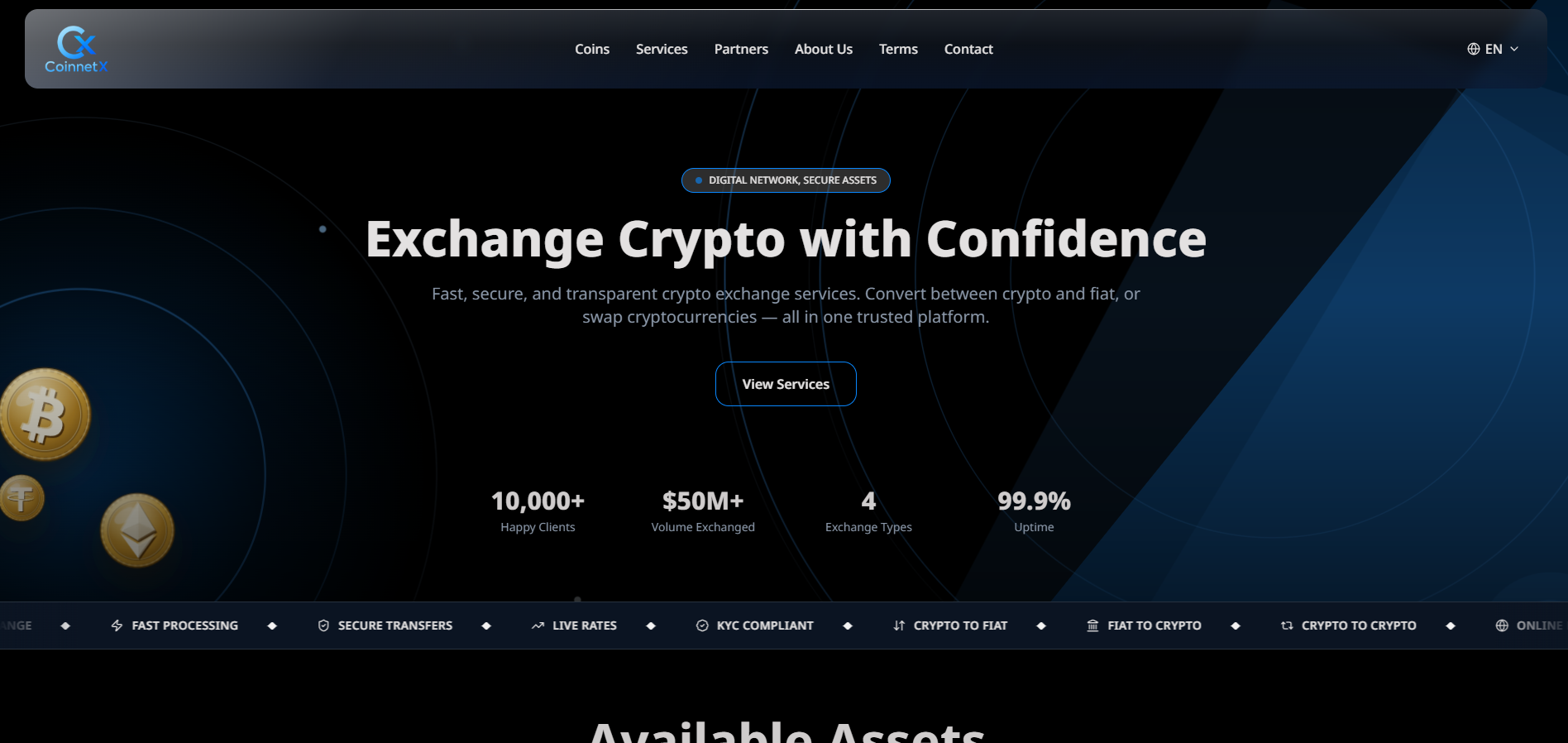 CoinNetX project