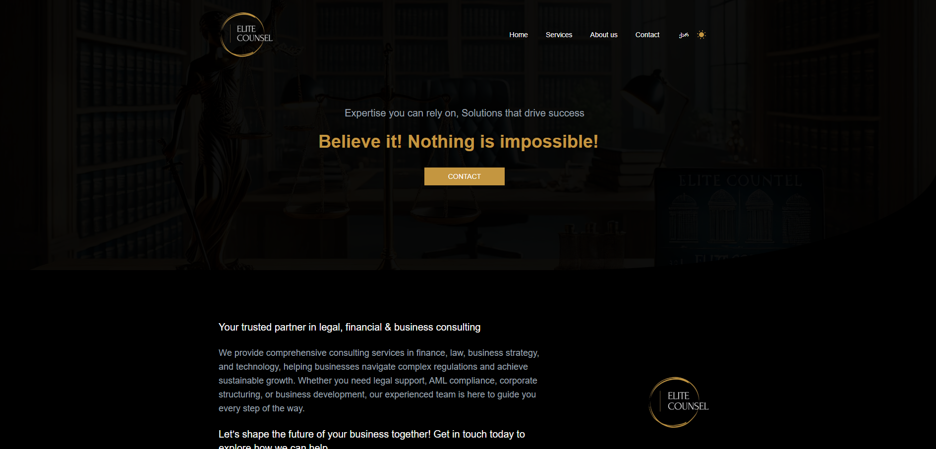 Elite Counsel project